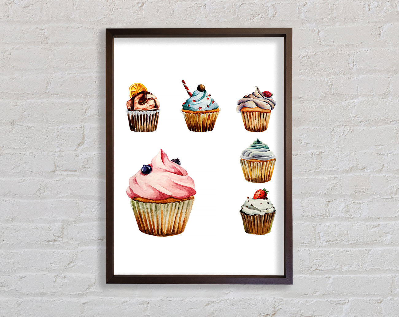 Cupcake 1 Framed Wall Art