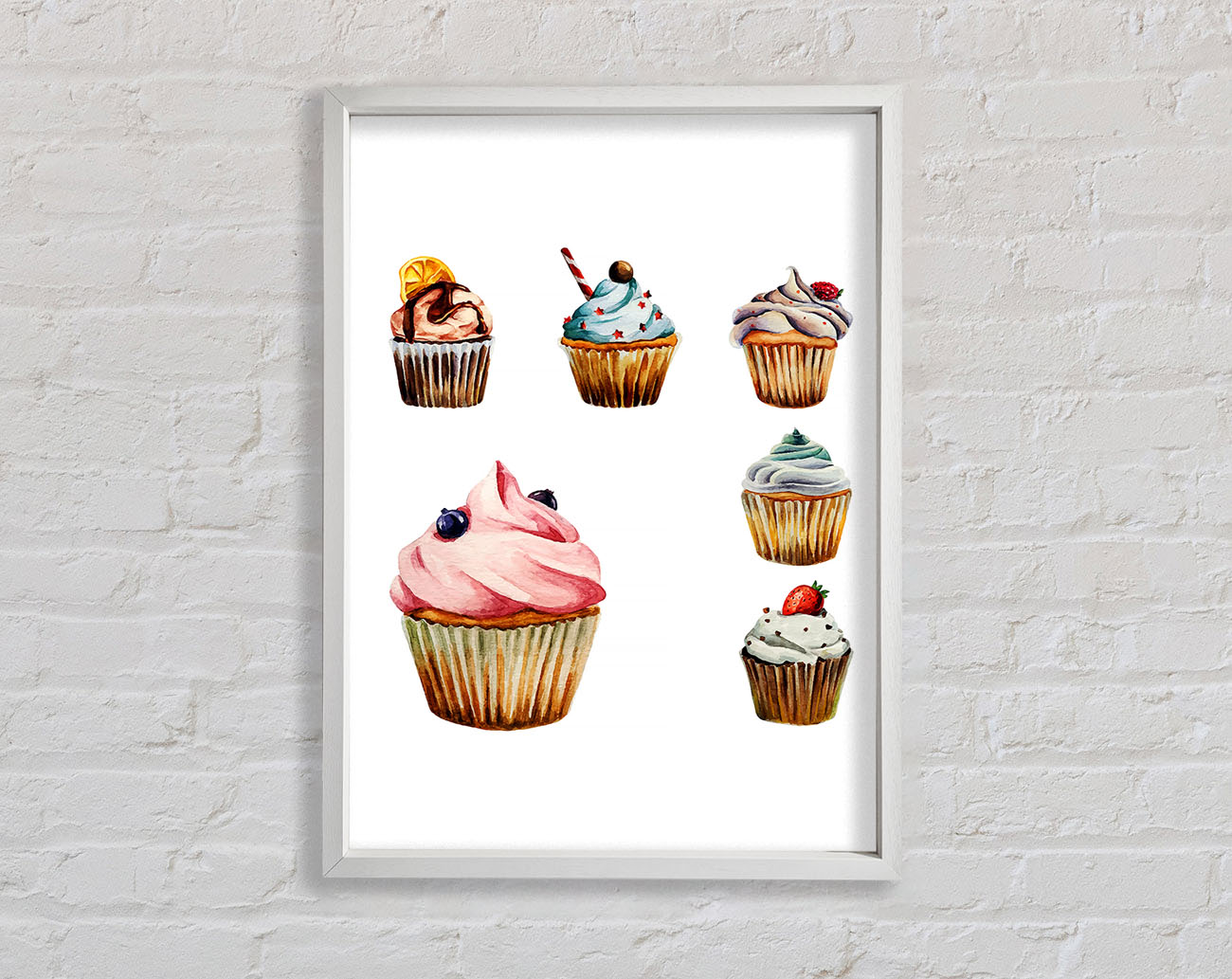Cupcake 1 Framed Wall Art