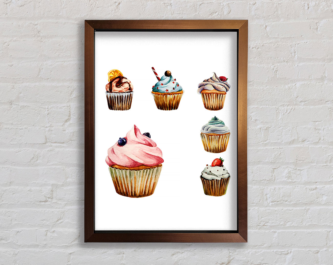Cupcake 1 Framed Wall Art
