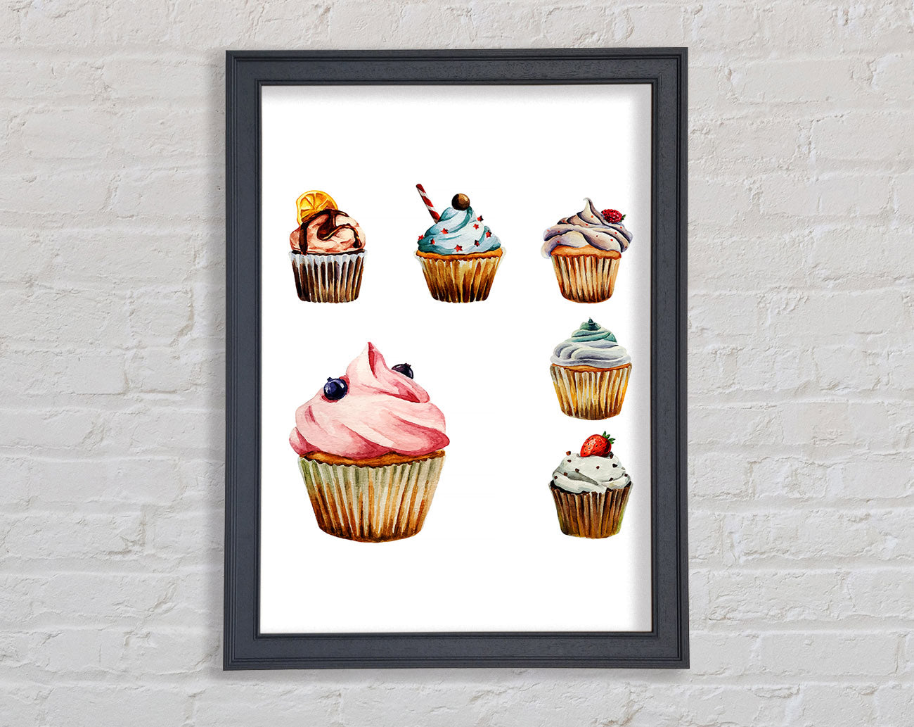 Cupcake 1 Framed Wall Art