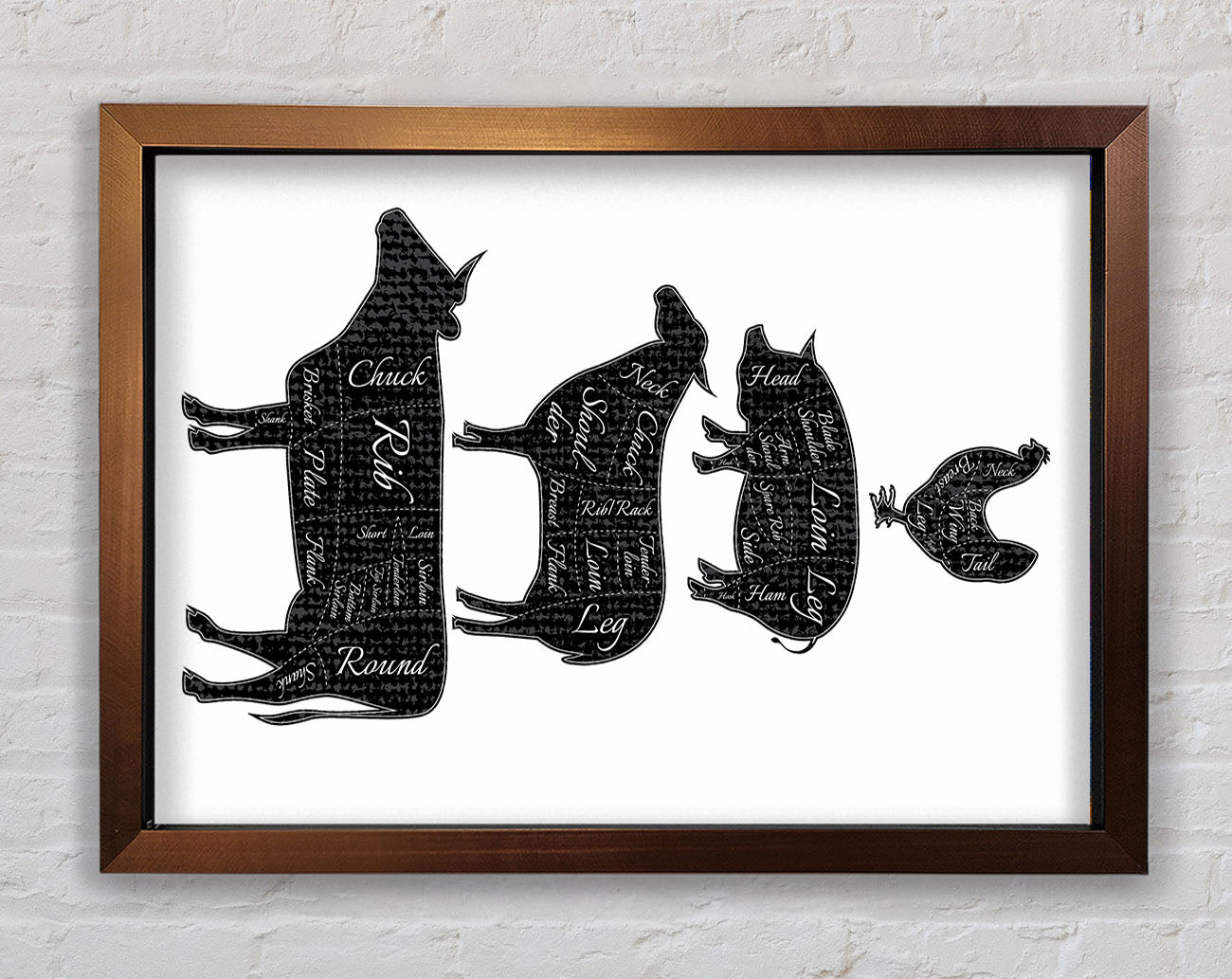 Butchers Selection 2 Framed Wall Art