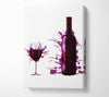 Wine Splash Canvas Wall Art