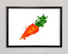 Carrot Splash Framed Wall Art