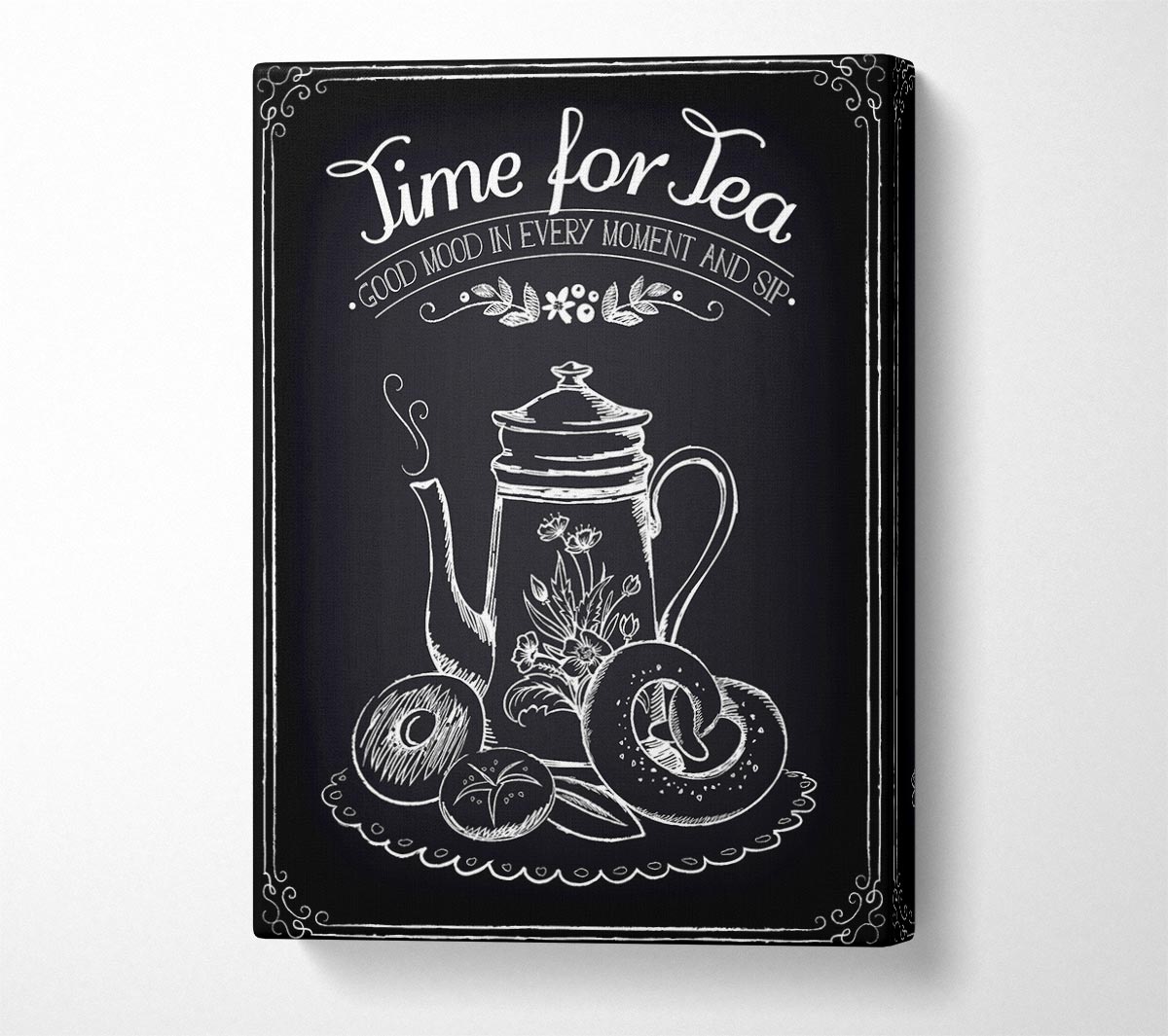 Time For Tea 1 Canvas Wall Art