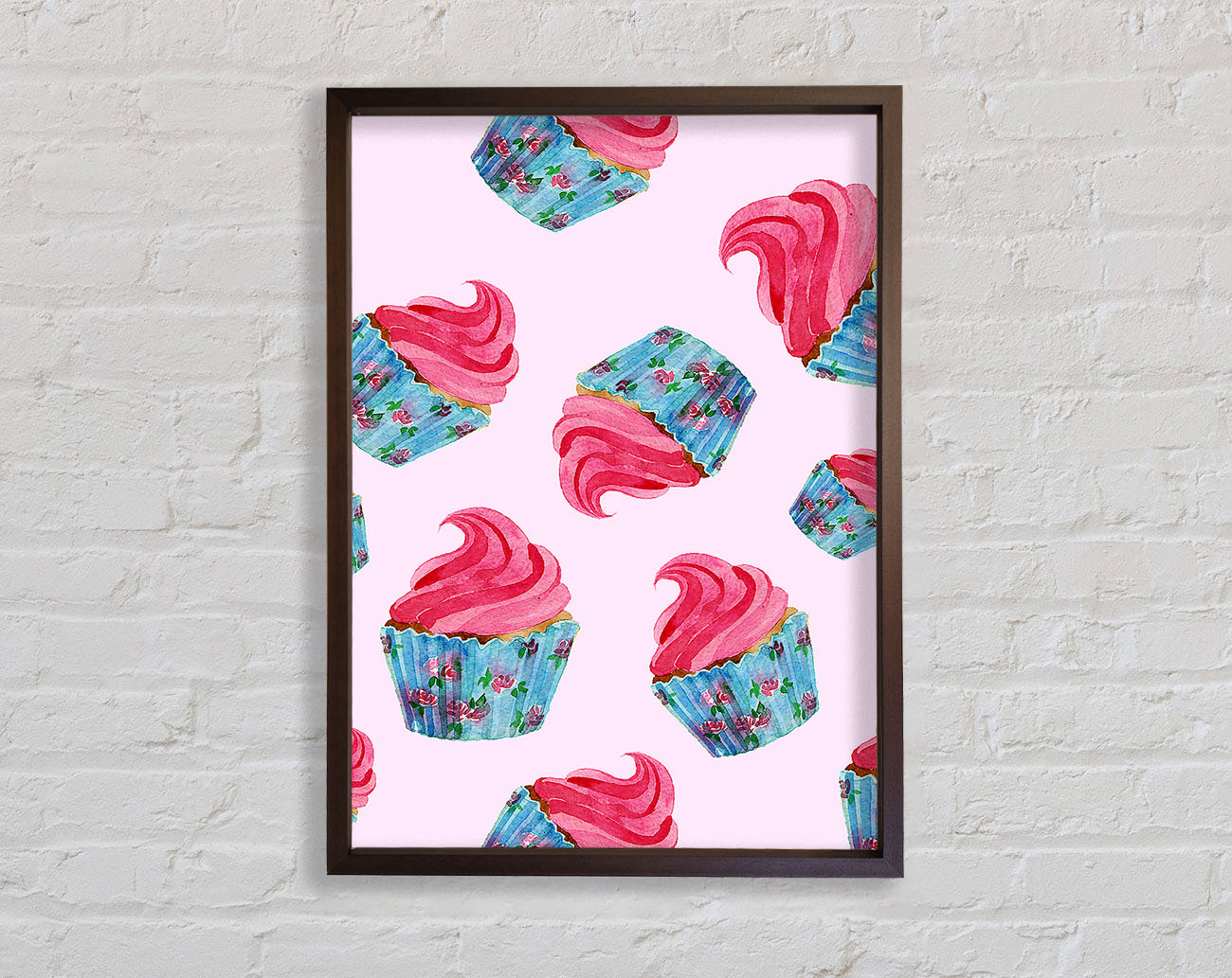 Cupcake 5 Framed Wall Art