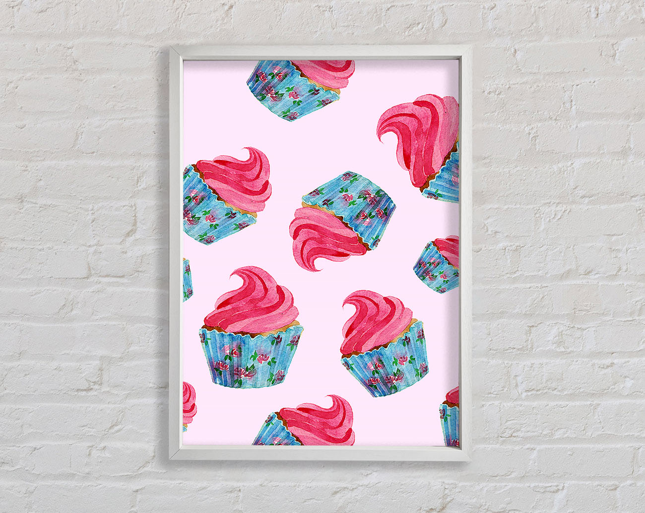 Cupcake 5 Framed Wall Art
