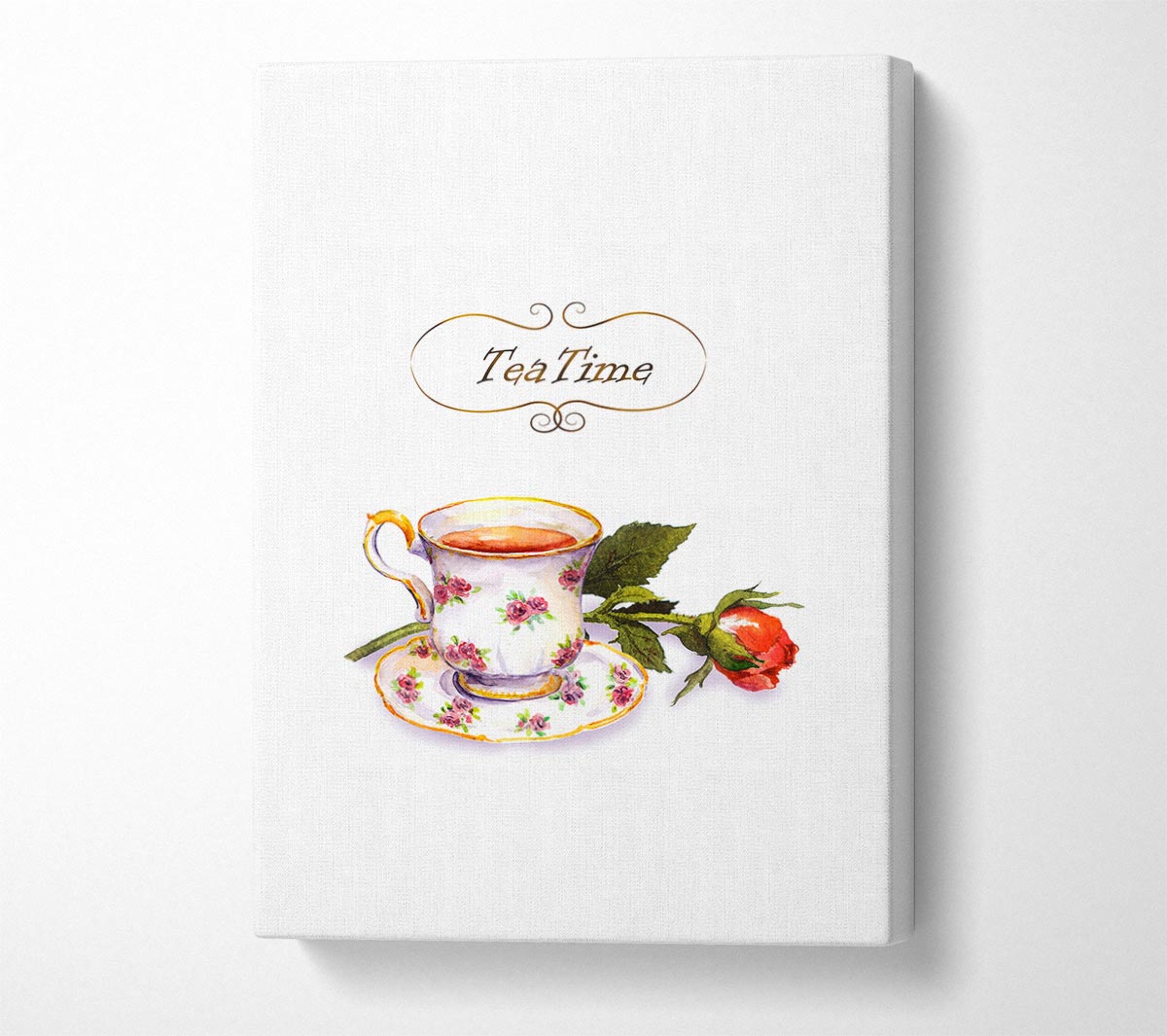 Tea Time Canvas Wall Art