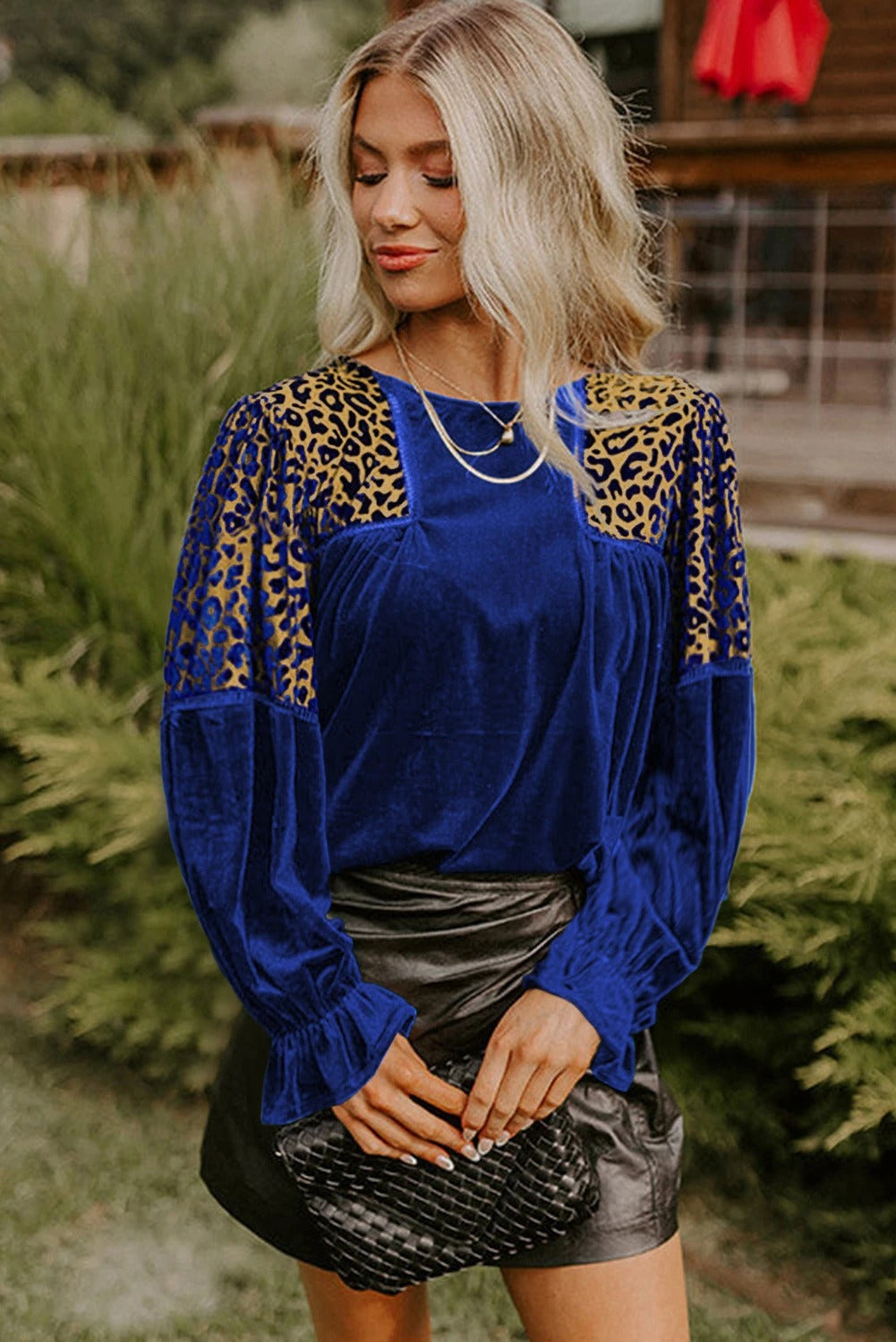 Women's Loose-fitting, Casual, Versatile Velvet Top