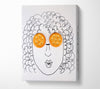Biscuit Eyes Canvas Wall Art