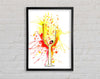 Champagne Cocktail Framed Wall Art