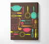 I Love Cooking 9 Canvas Wall Art