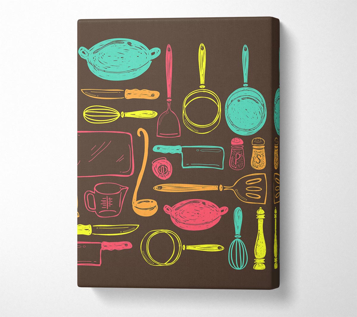 I Love Cooking 9 Canvas Wall Art