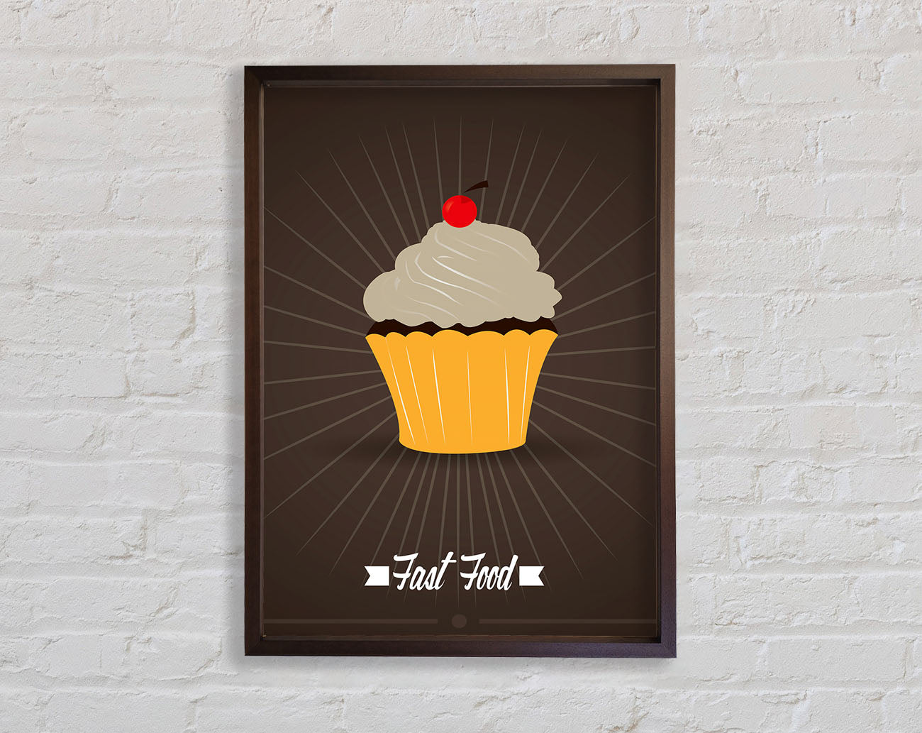 Cupcake 4 Framed Wall Art