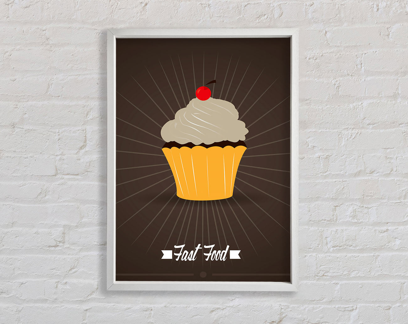 Cupcake 4 Framed Wall Art