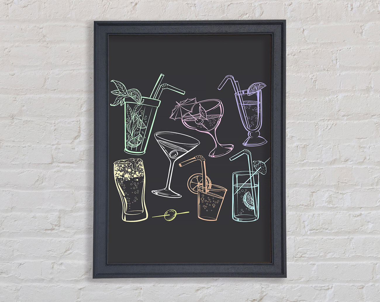 Cocktail Party 2 Framed Wall Art