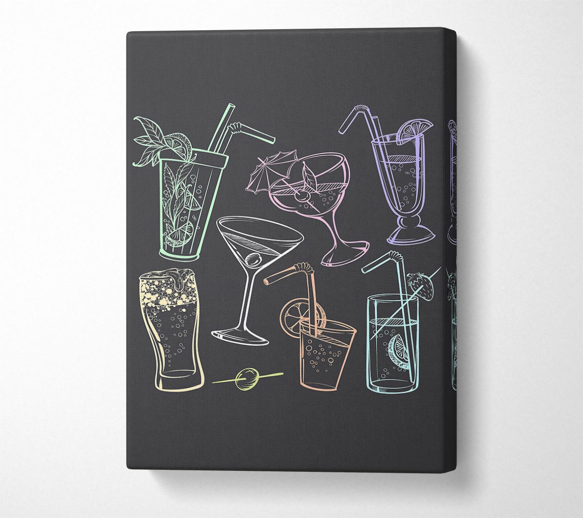 Cocktail Party 2 Canvas Wall Art