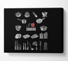 I Love Cooking 2 Canvas Wall Art