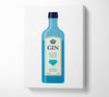Gin Bottle Canvas Wall Art