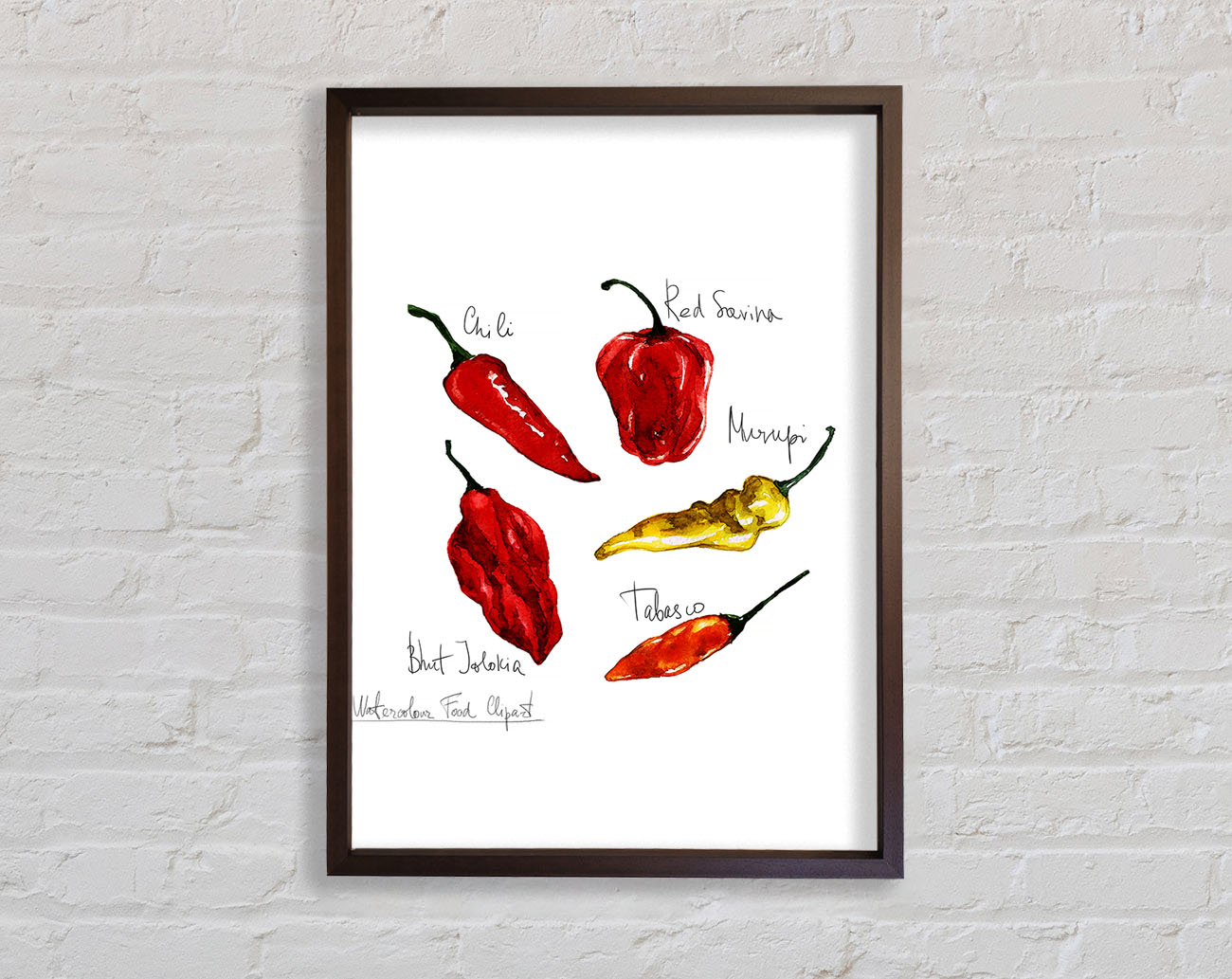 Choose Your Chili Framed Wall Art
