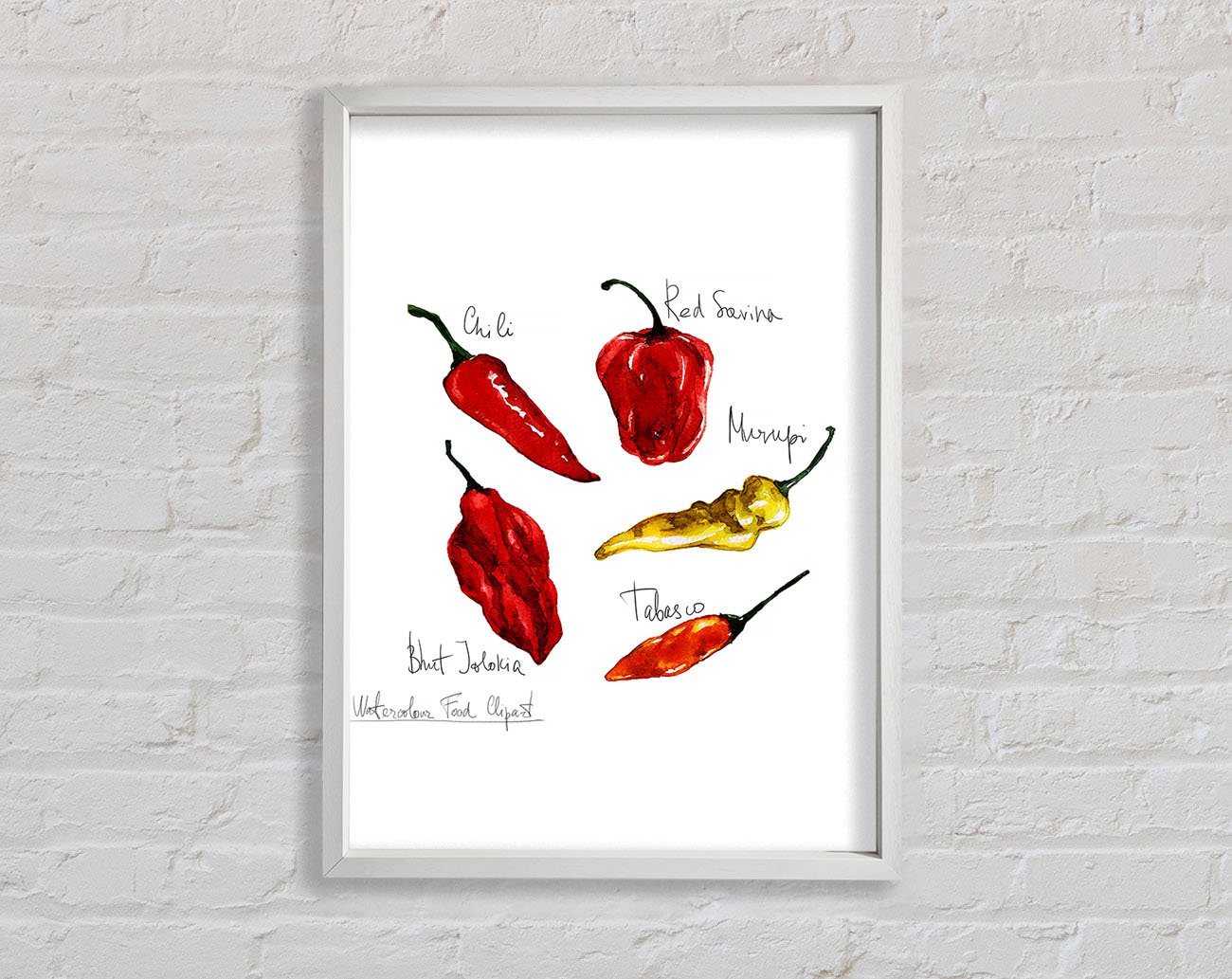 Choose Your Chili Framed Wall Art