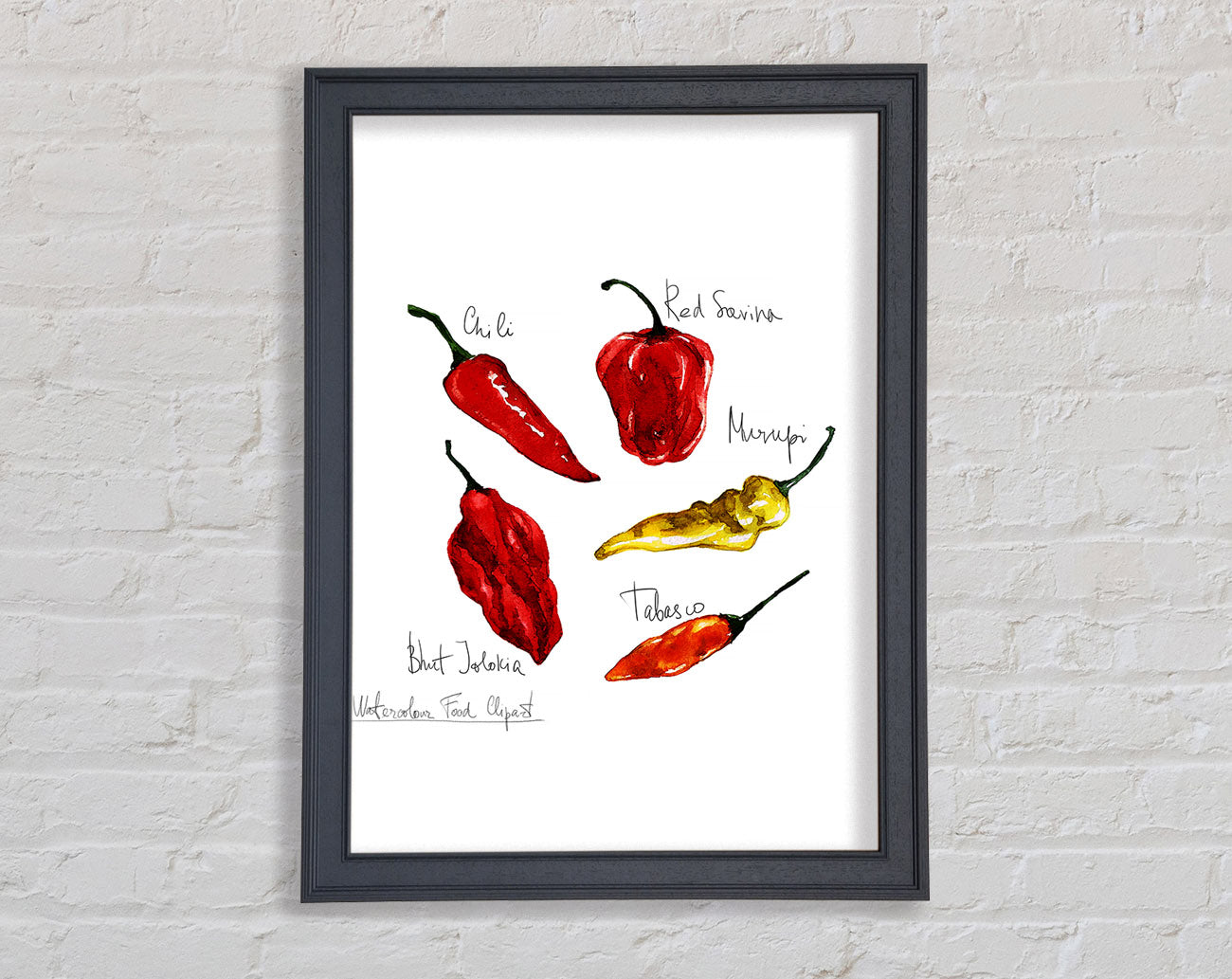 Choose Your Chili Framed Wall Art