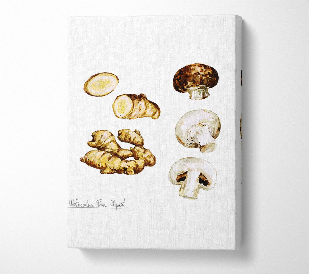 Mushrooms And Ginger Canvas Wall Art