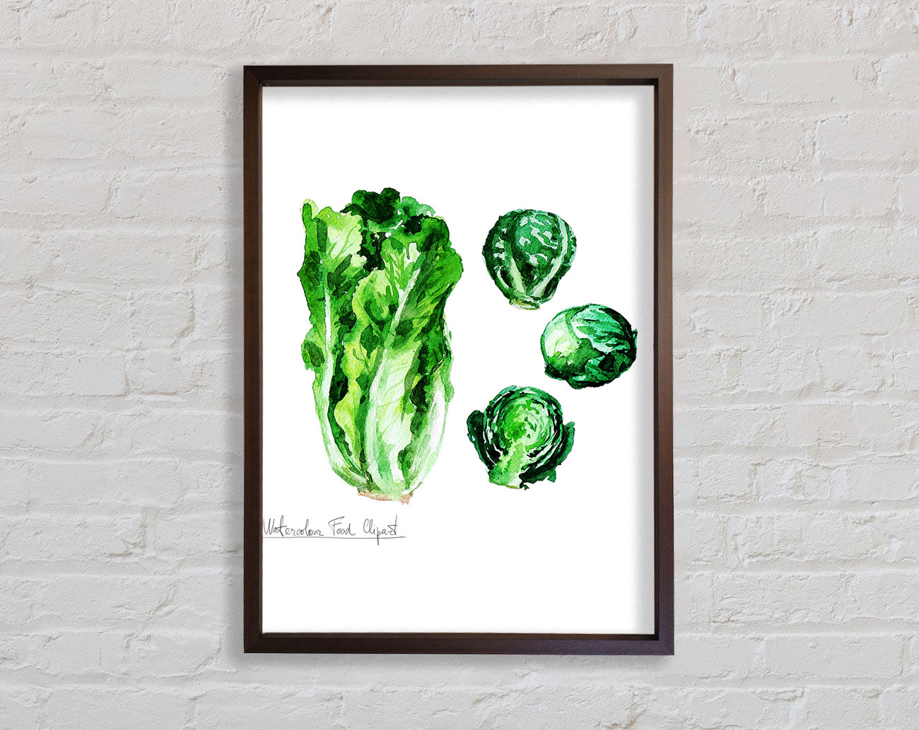 Cabbage Framed Wall Art
