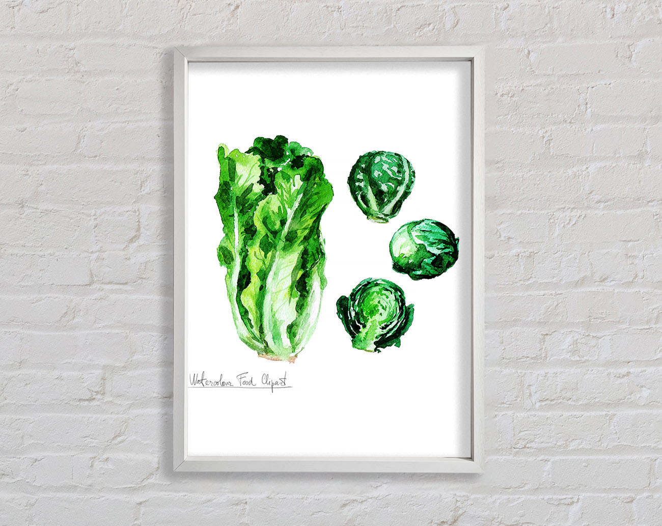 Cabbage Framed Wall Art