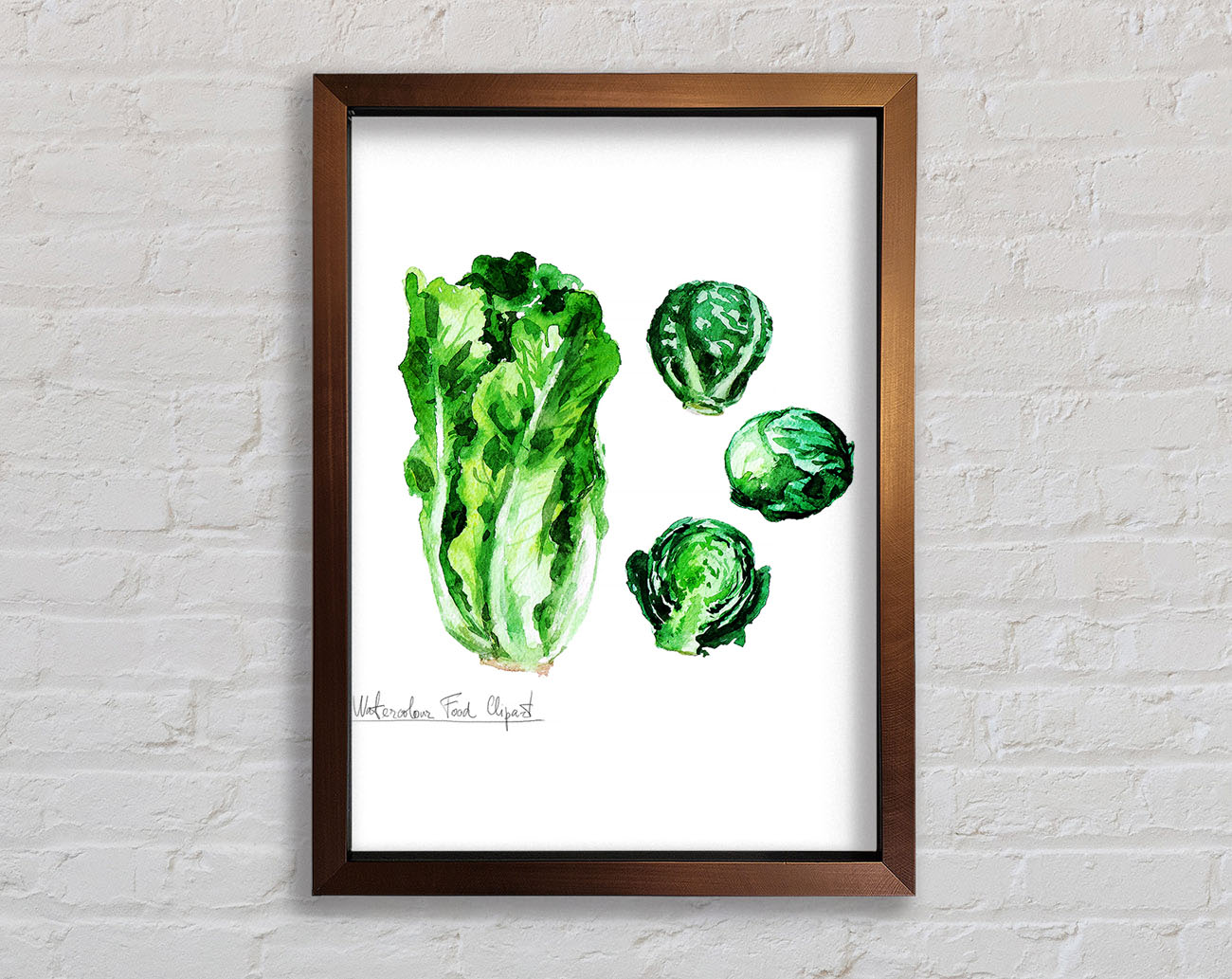 Cabbage Framed Wall Art
