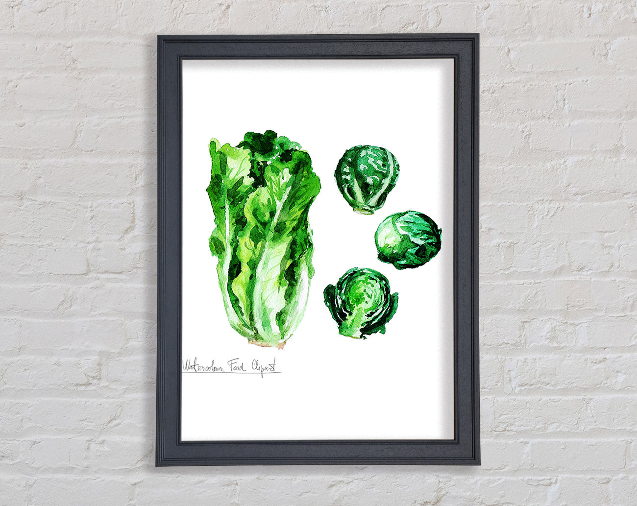 Cabbage Framed Wall Art