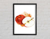 Apple Half Framed Wall Art