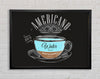 Americano Coffee Framed Wall Art