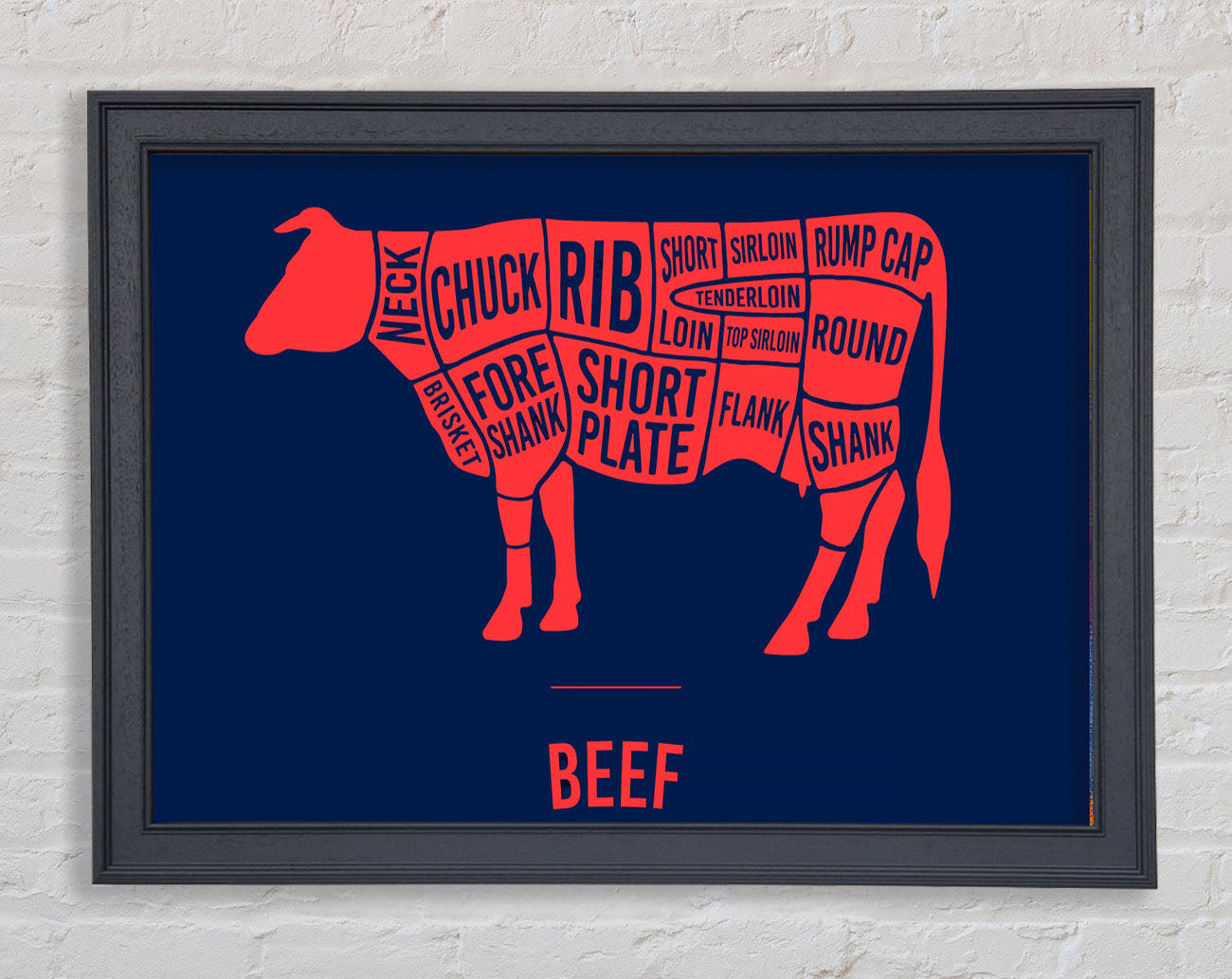 Butchers Selection 4 Framed Wall Art