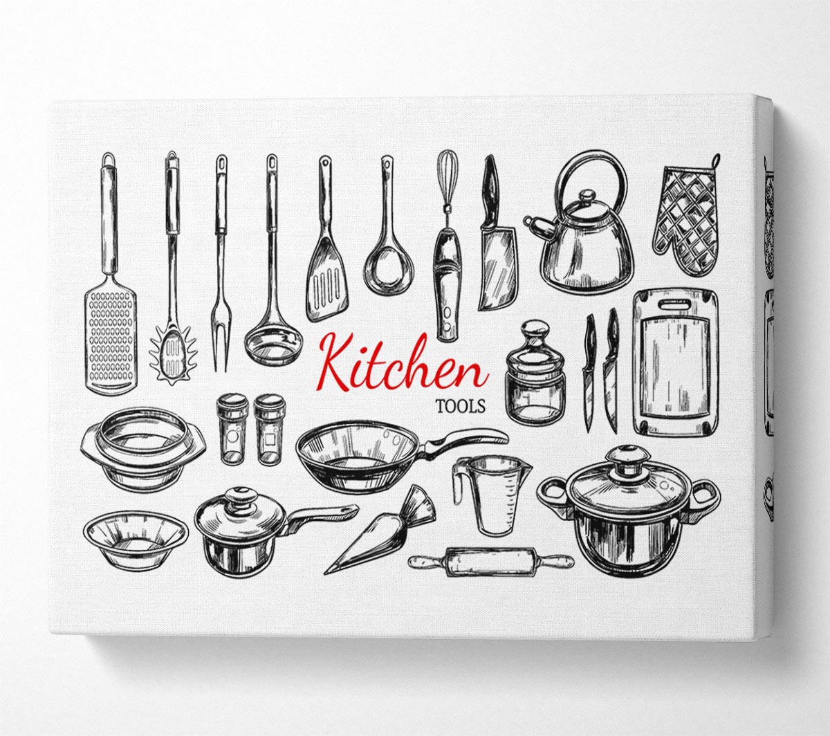 Utensils 8 Canvas Wall Art