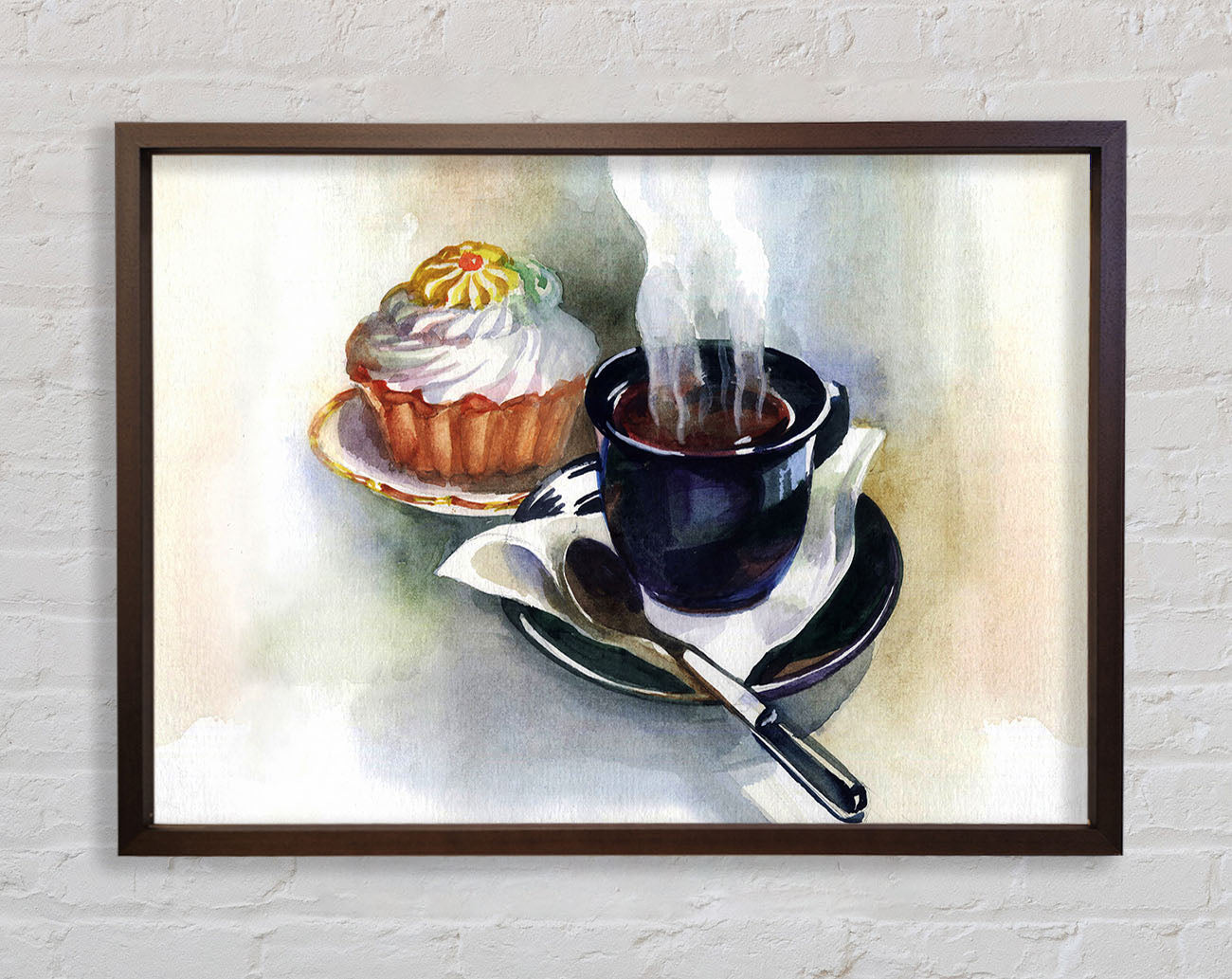 Cake And Coffee Framed Wall Art