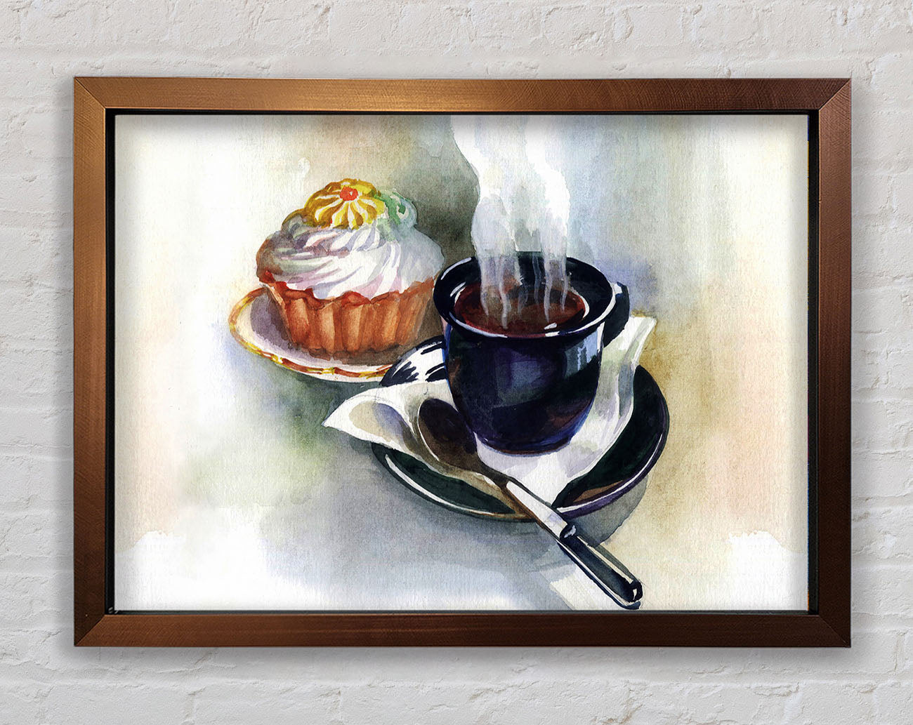 Cake And Coffee Framed Wall Art