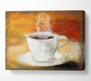 Coffee Steam Canvas Wall Art