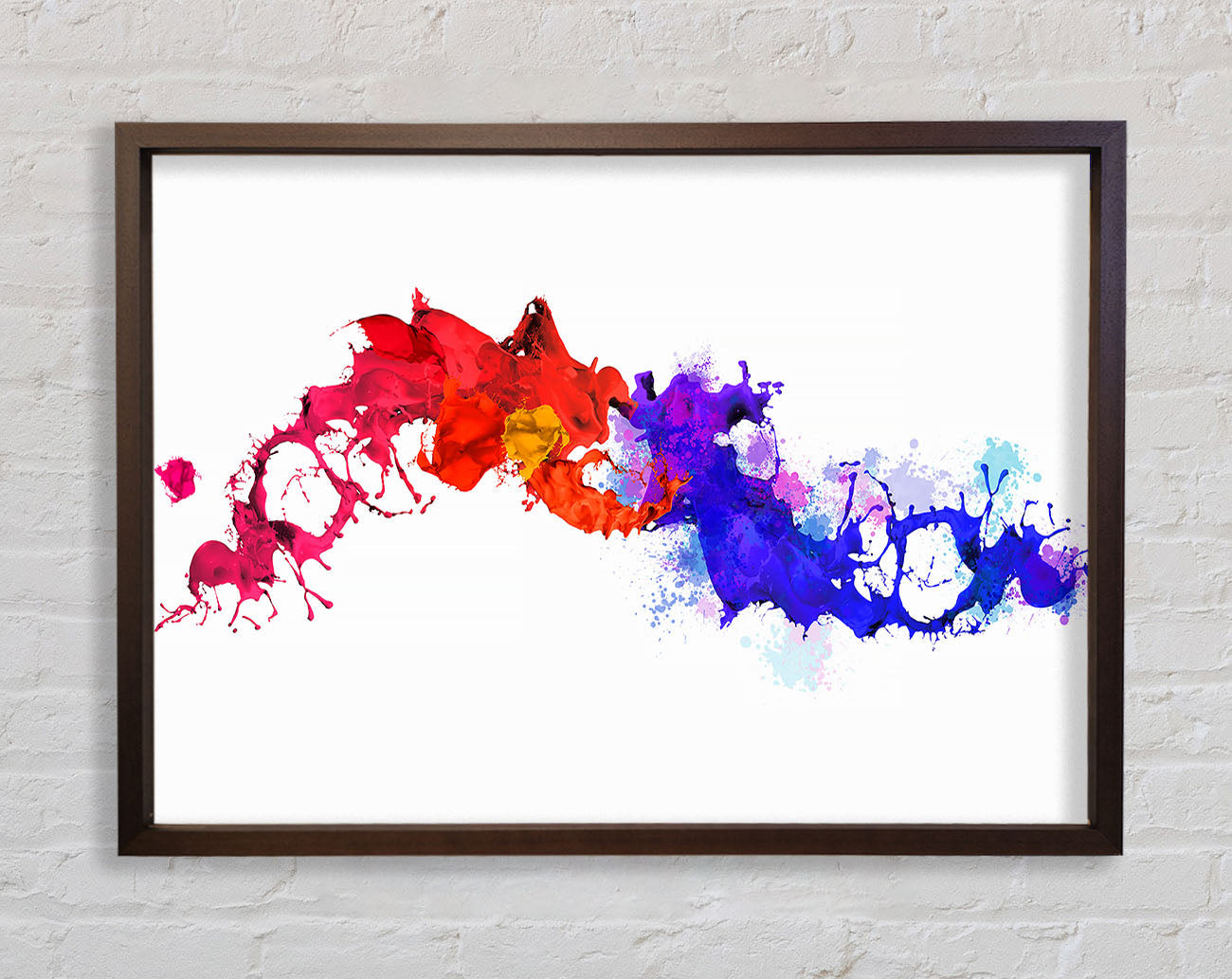 Colours Collide 1 Framed Wall Art