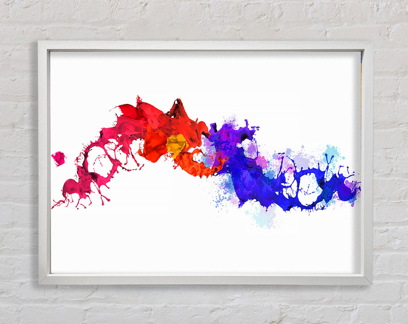 Colours Collide 1 Framed Wall Art