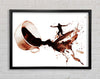 Coffee Surf Framed Wall Art