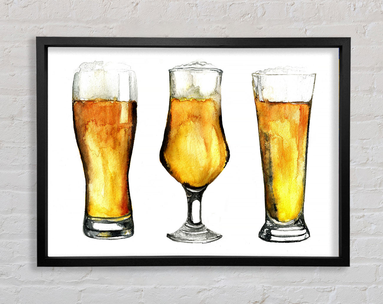 Beer Time 2 Framed Wall Art