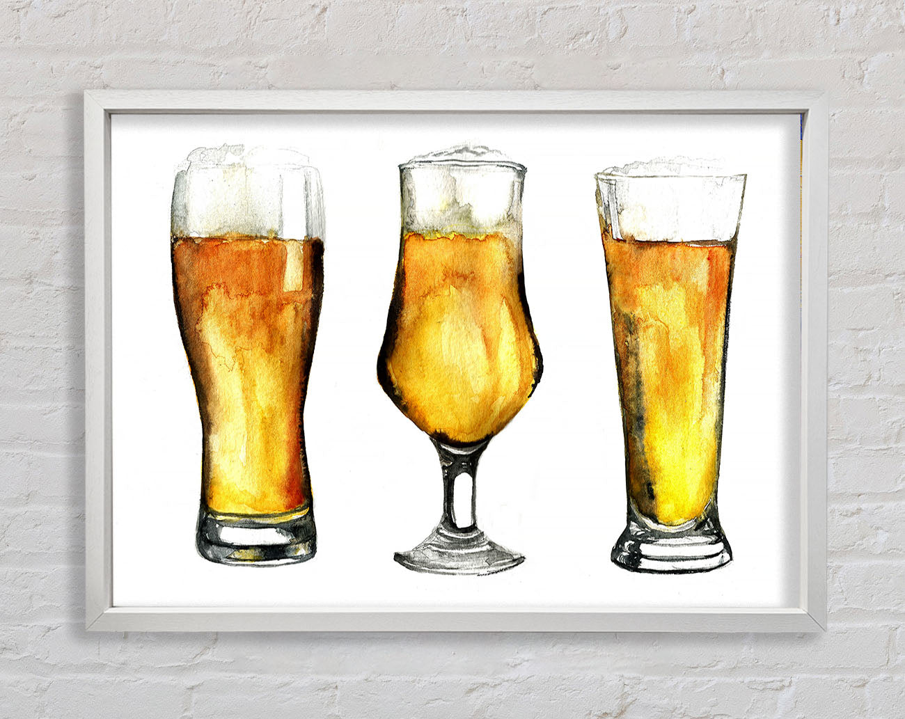 Beer Time 2 Framed Wall Art