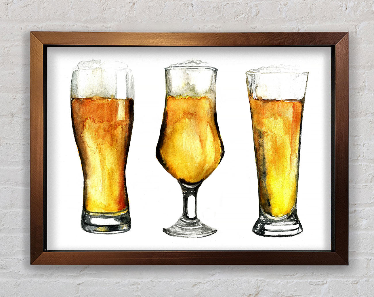 Beer Time 2 Framed Wall Art