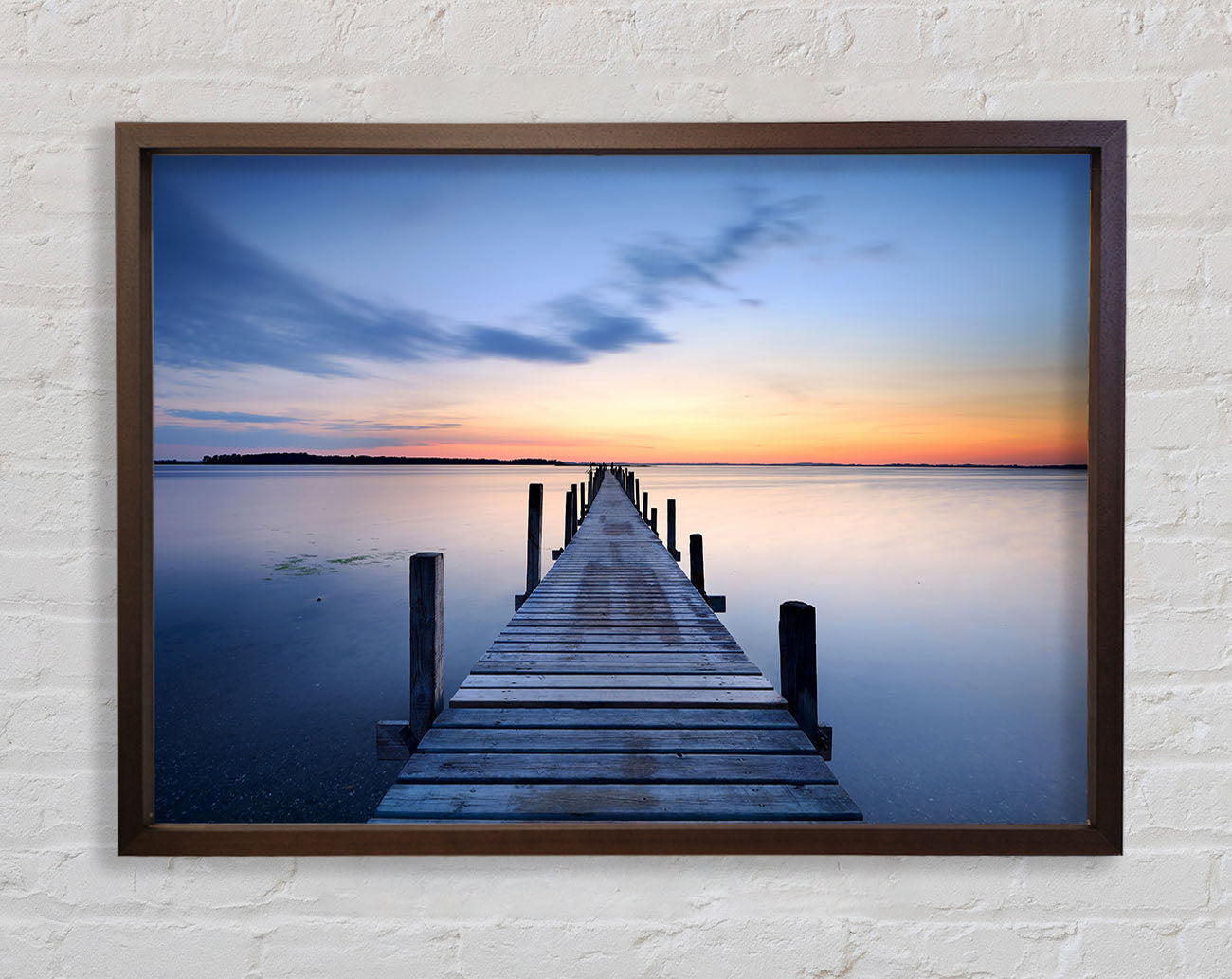 Blue Perfection Framed Wall Art