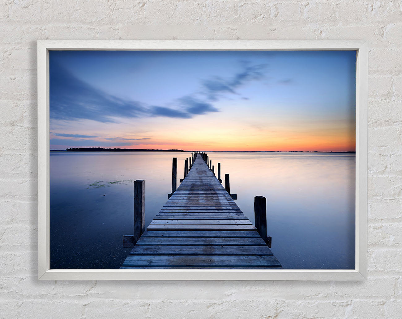 Blue Perfection Framed Wall Art