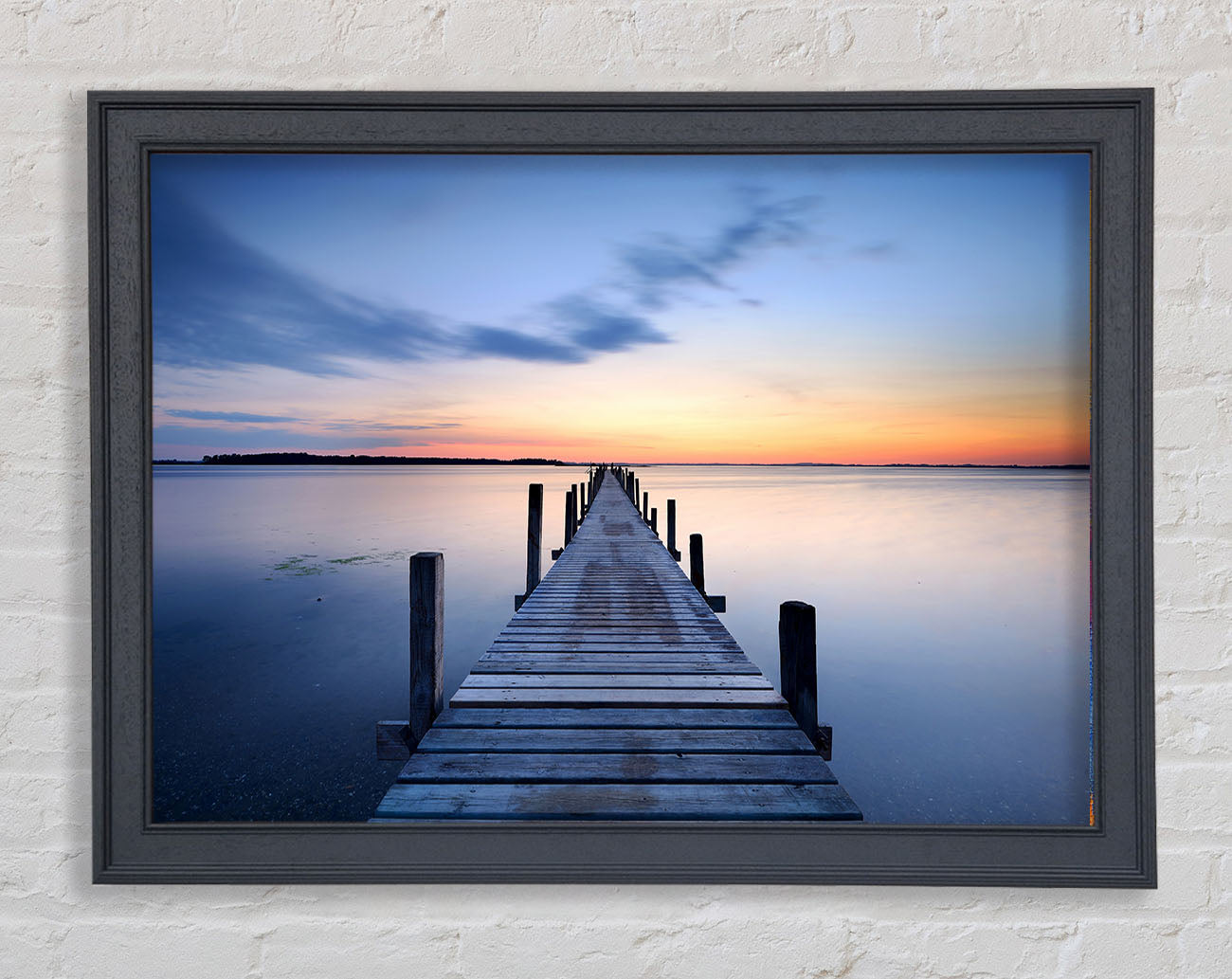 Blue Perfection Framed Wall Art