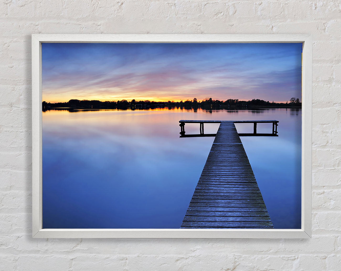 Calmness Of Water Framed Wall Art