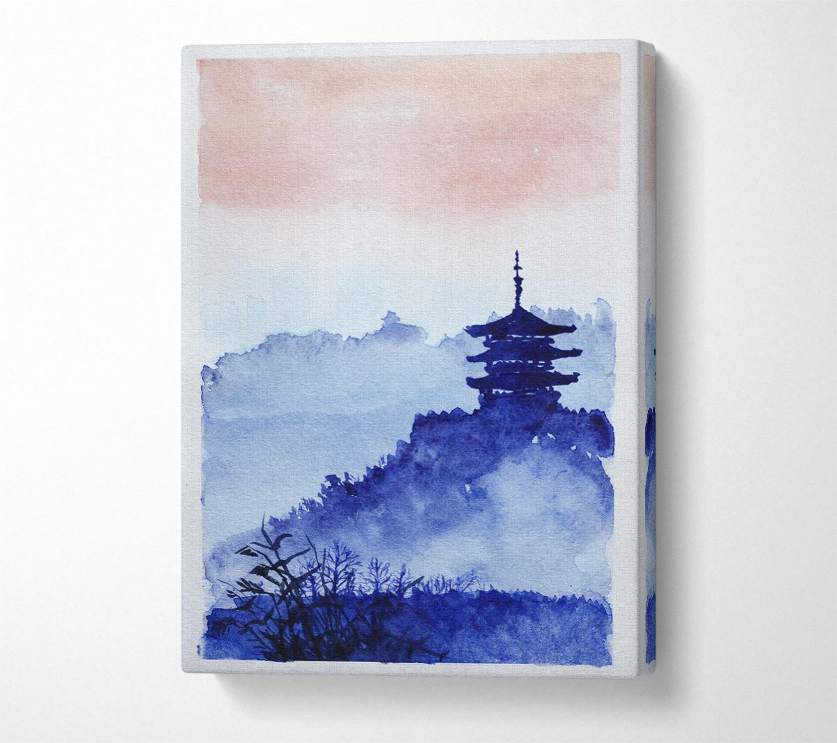 Japanese Winter Canvas Wall Art