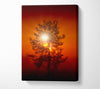 Orange Skies Canvas Wall Art