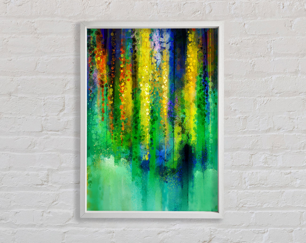 Abstract Willow Tree Framed Wall Art